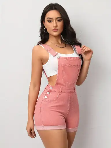 mono rosa tejido vaquero ideal casual