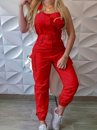 mono rojo pasión moda casual